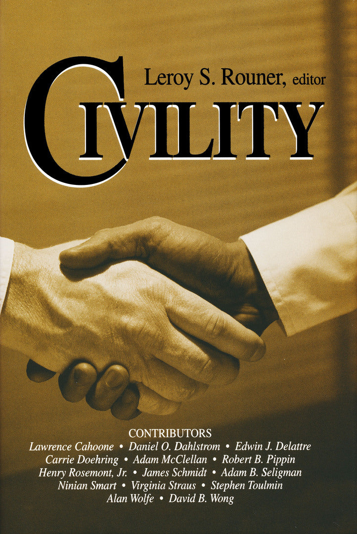 Cover image for Civility ISBN 9780268022563